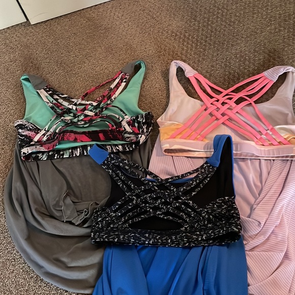 Lululemon free to be wild bra/tank bundle - size 4 - Picture 1 of 8